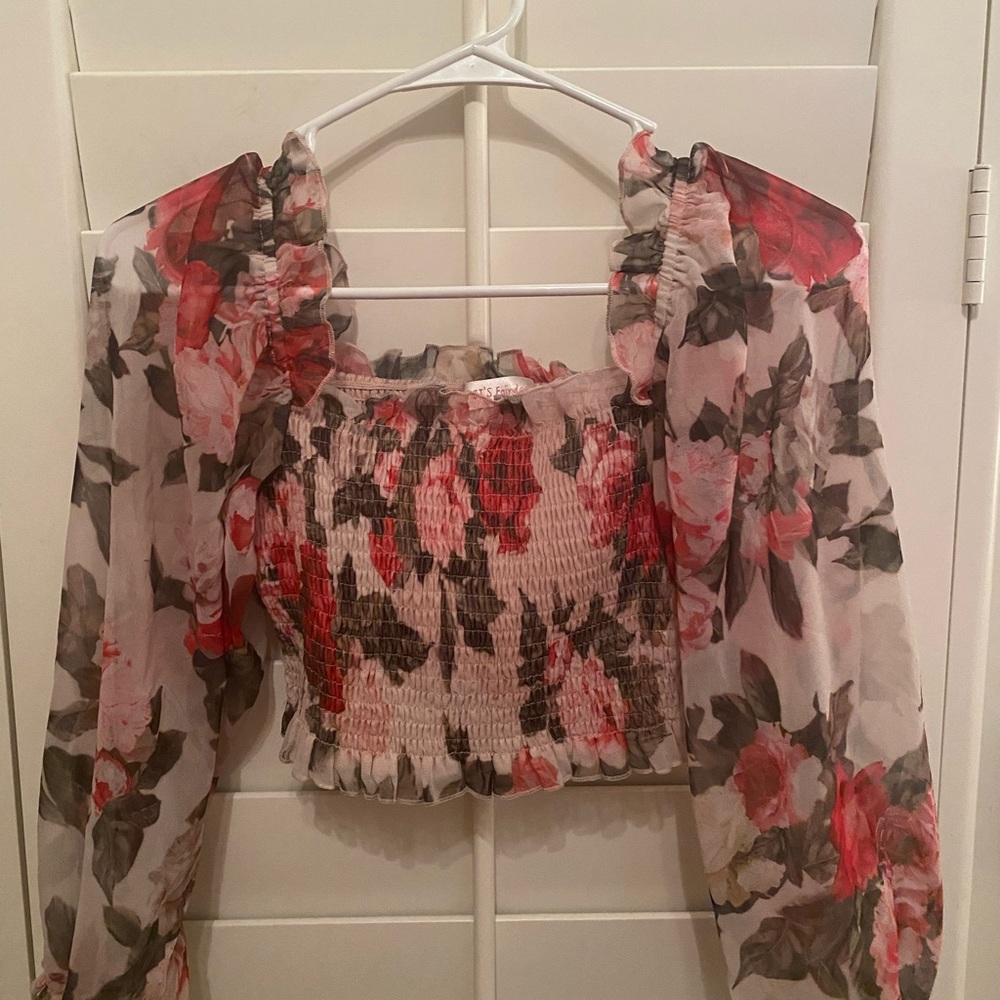 flower crop top
